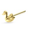 Duck Shaped Straight Nose Stud NSKA-800